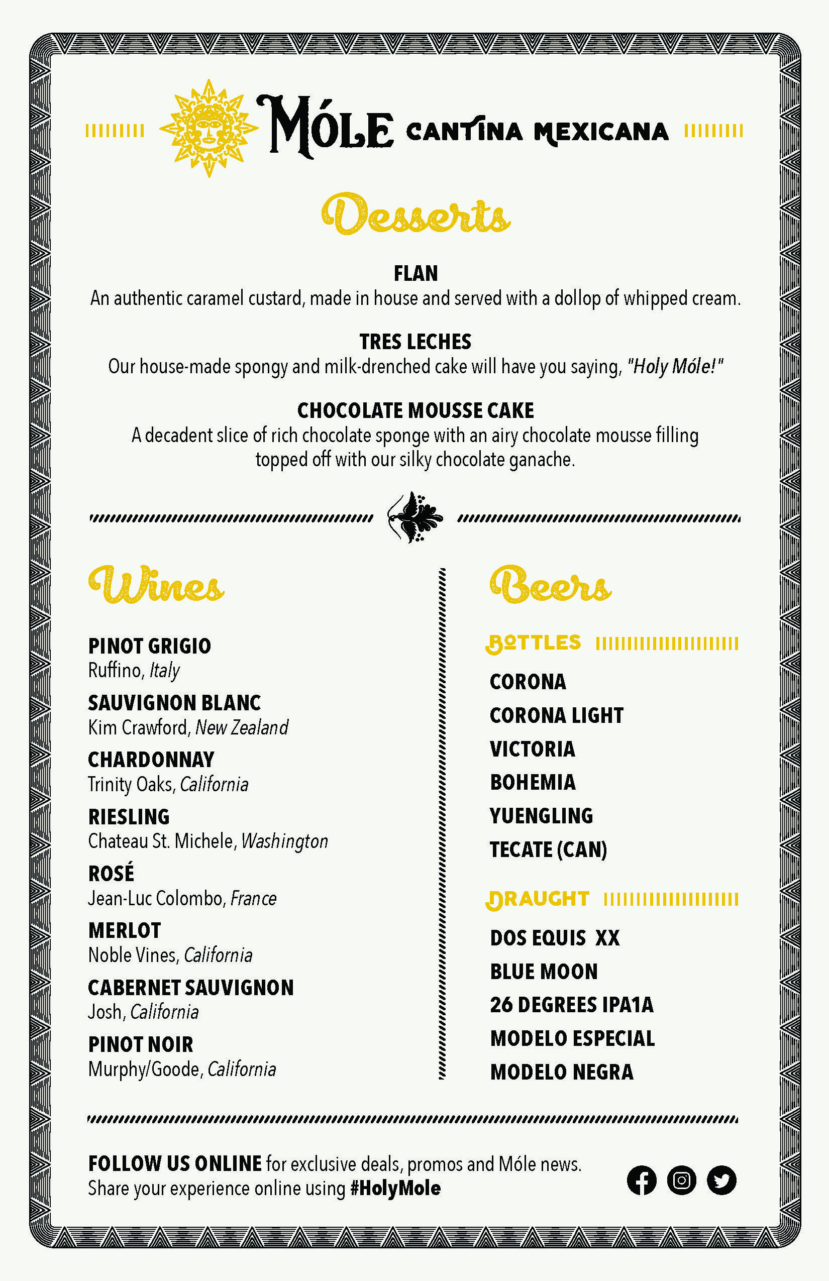 Mole Cantina Menu 10 30 25 Happy Hour No price Page 2