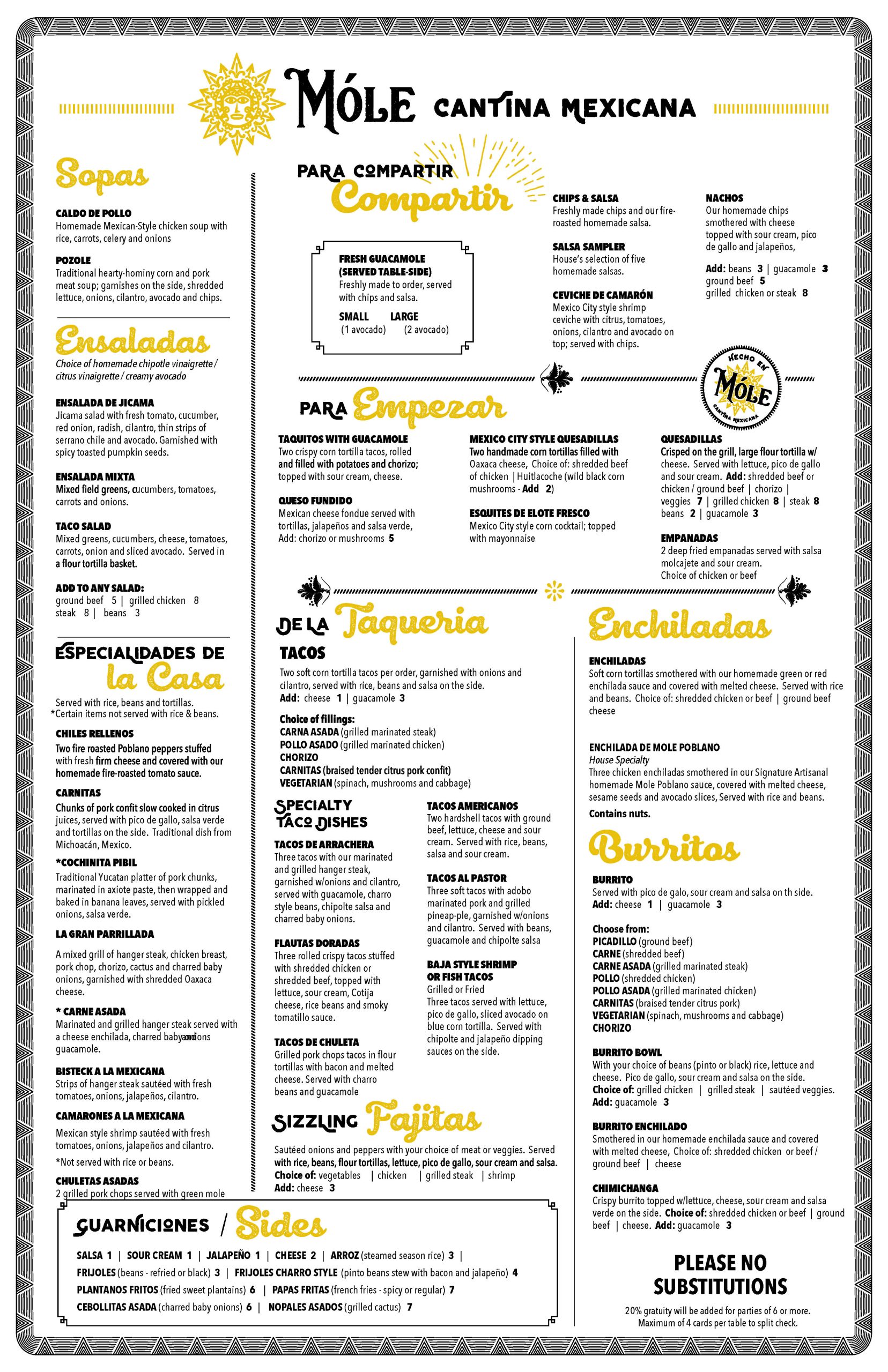 Mole Cantina Menu 10 30 25 No price Page 1.2 scaled